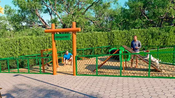 Espaço pet no Jardim Ecoville